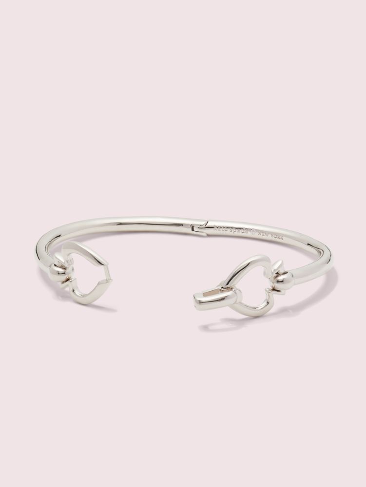 Spade Link Bangle, Silver, Product