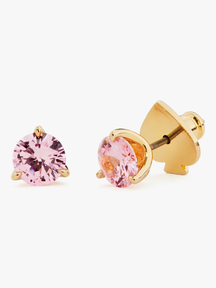 Brilliant Statements Mini Tri-prong Studs, Pomegranate, Product