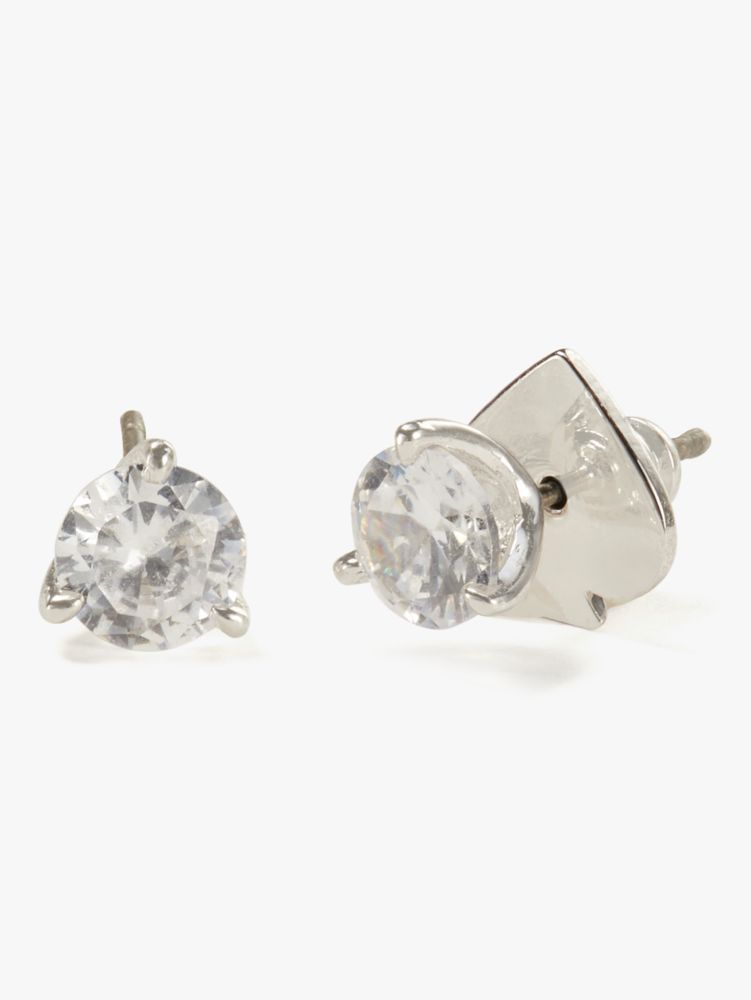 Brilliant Statements Mini Tri-prong Studs