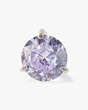 Brilliant Statements Tri-prong Studs, Light Amethyst, Product