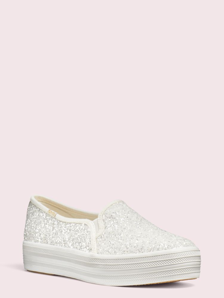 women's keds x kate spade new york triple decker glitter