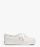 Keds X Kate Spade New York Triple Glitter Sneakers, Cream, ProductTile