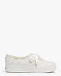 Keds X Kate Spade New York Triple Glitter Sneakers, Cream, Product