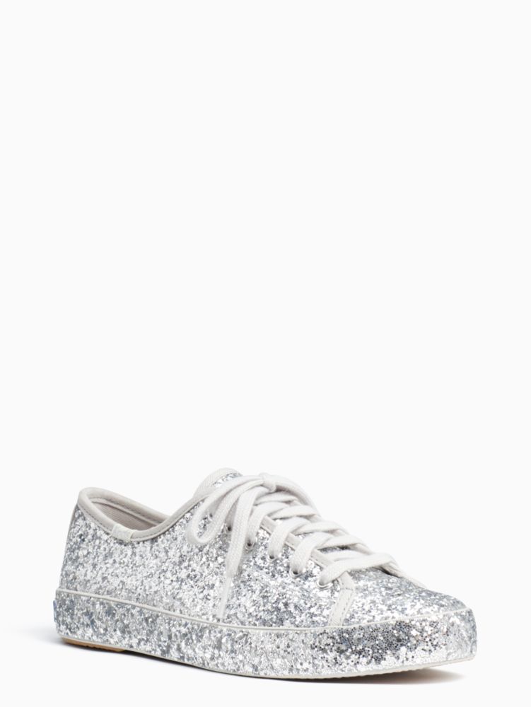 keds x kate spade new york glitter dipped satin lace sneakers