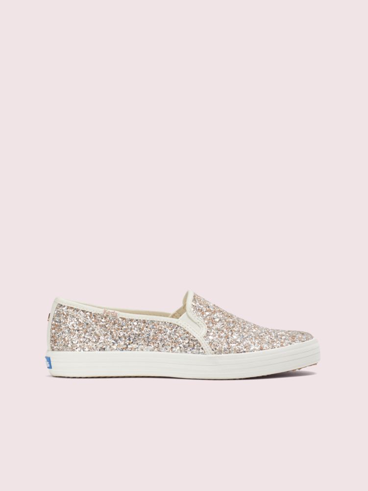 keds kate spade double decker glitter