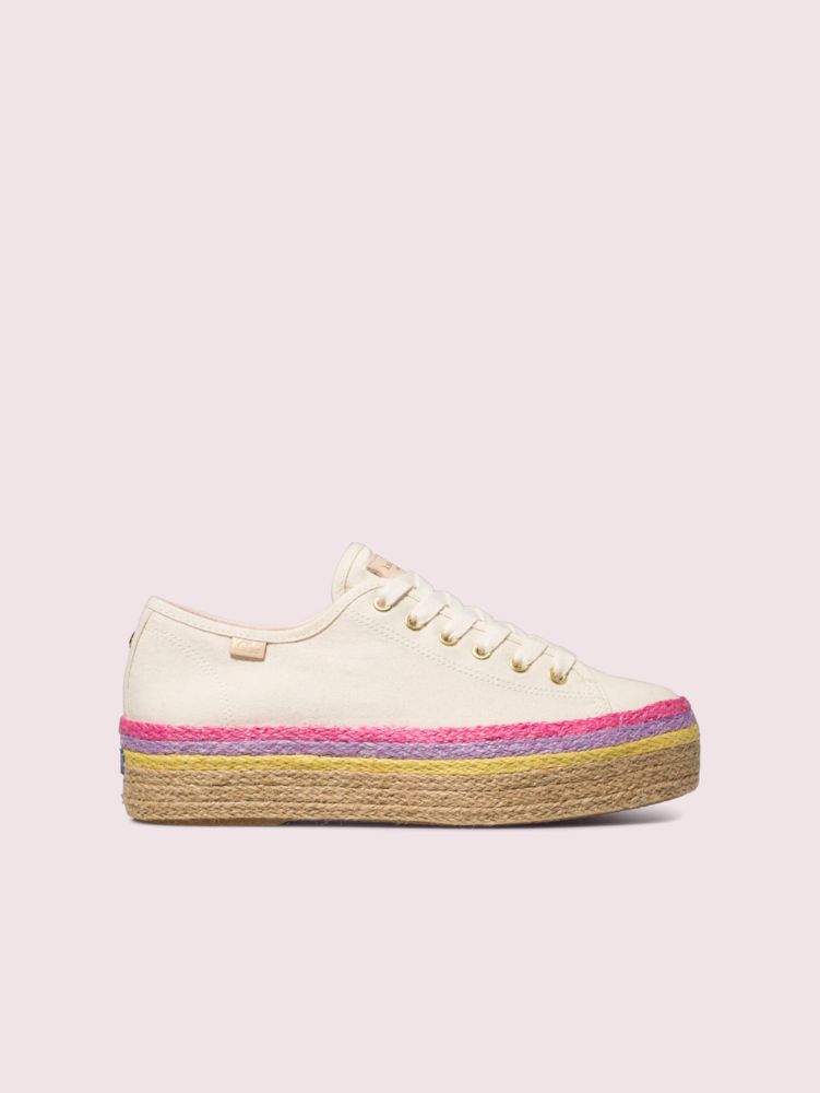 Keds X Kate Spade New York Triple Up Sneakers, Raw Pecan, ProductTile