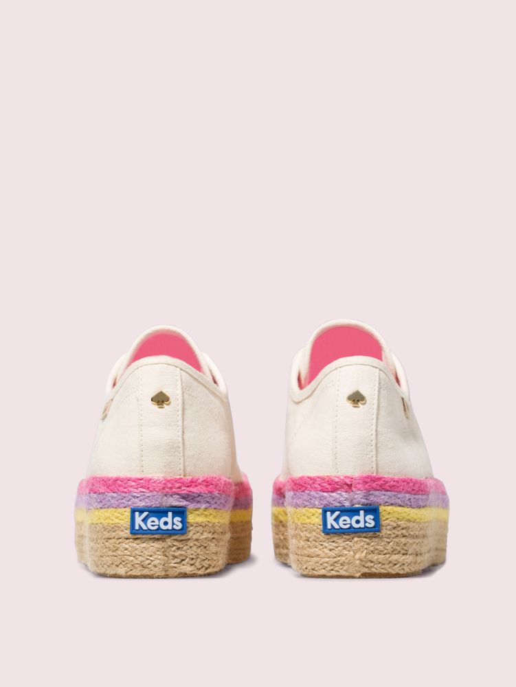 Keds X Kate Spade New York Triple Up Sneakers, Raw Pecan, Product