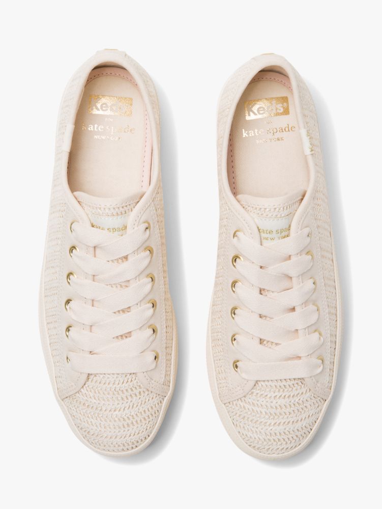 keds x kate spade new york triple up woven sneakers, Parchment., Product