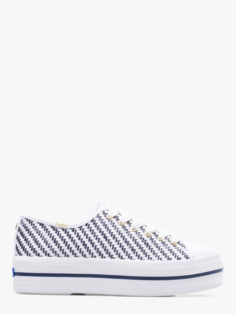 Keds X Kate Spade New York Triple Up Woven Sneakers