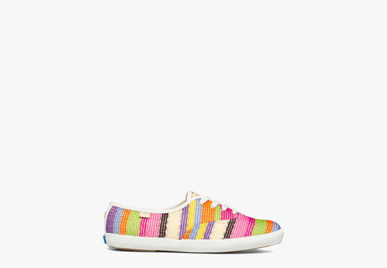 Keds X Kate Spade New York Champion Crochet Sneakers, PINK, Product