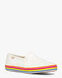 Keds X Kate Spade New York Double Decker Twill Sneakers, White, Product