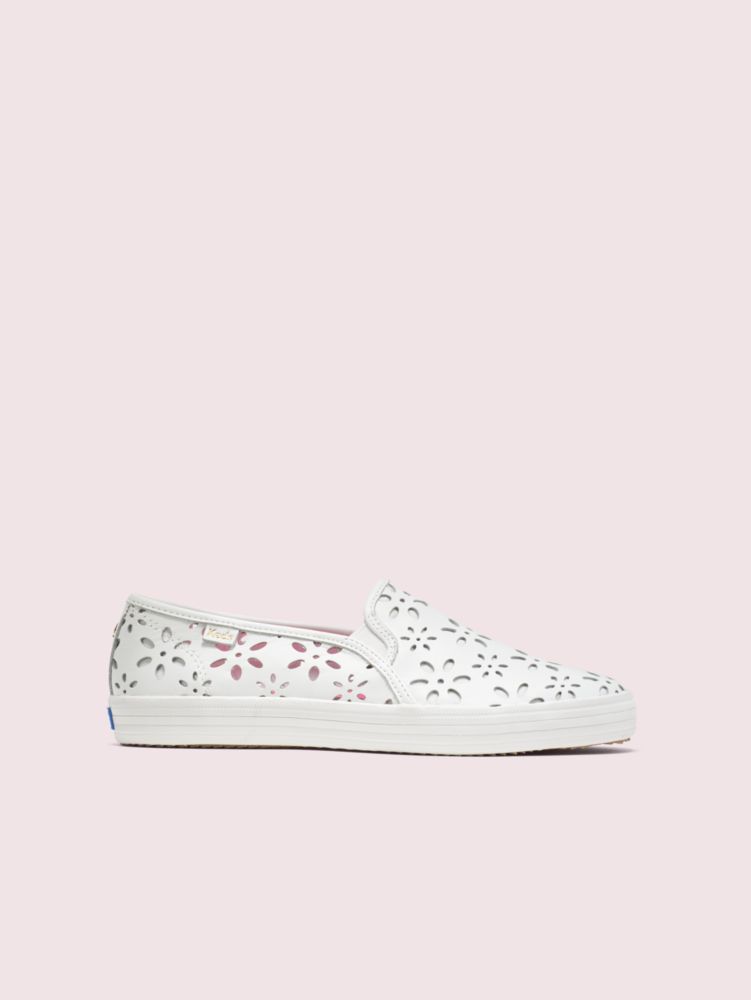Keds X Kate Spade New York Double Decker Perforated Leather Sneakers | Kate  Spade New York