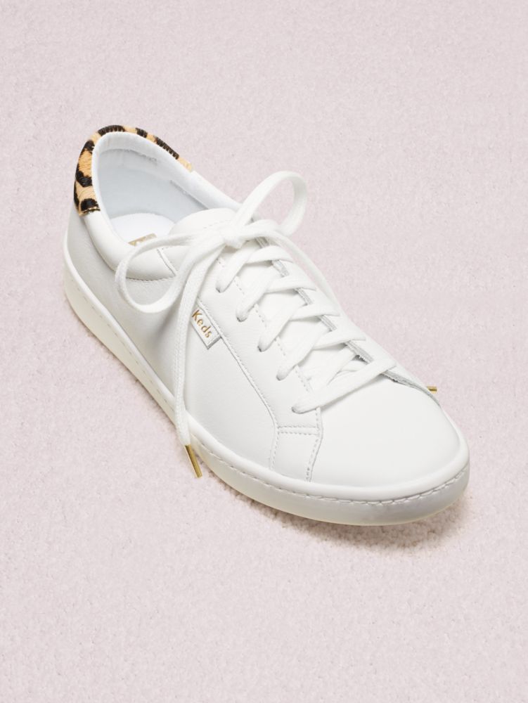Keds X Kate Spade New York Ace Leather & Leopard Sneakers | Kate Spade ...