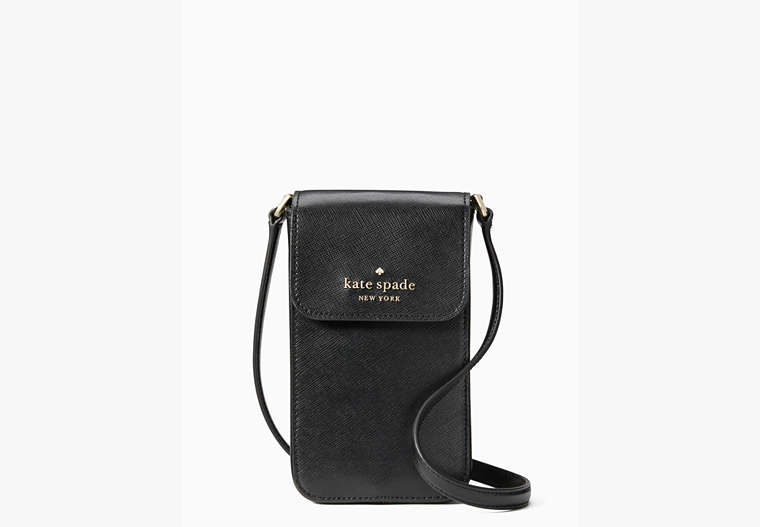 Staci North South Flap Phone Crossbody, Black, Product image number 0