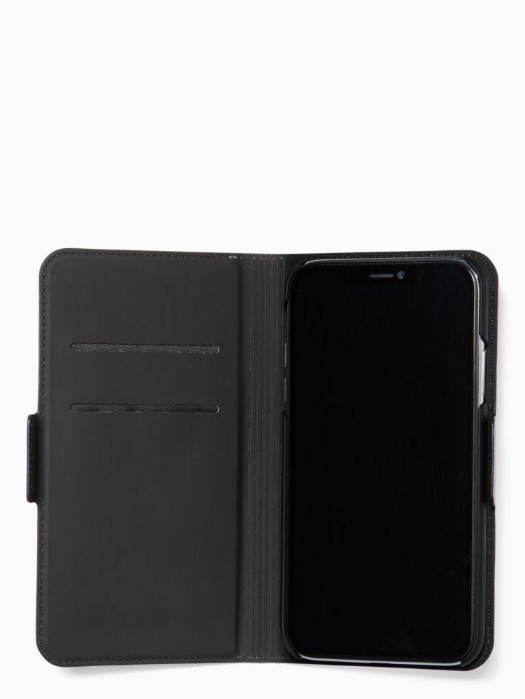 Scallop Colorblock Iphone Xr Folio Case, PLUMOSA, Product