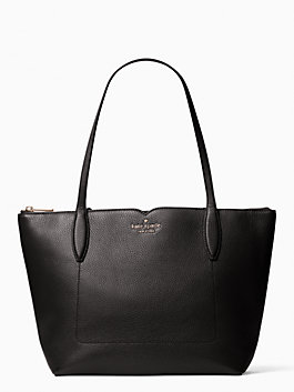 Kate Spade New York Harlow Pebbled Leather Large Tote (various colors)