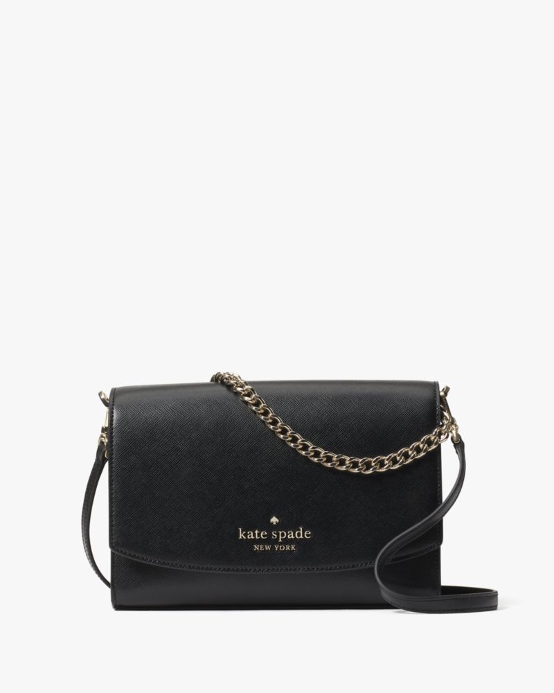 Arriba 80+ imagen kate spade black bag crossbody