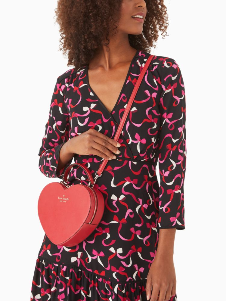 Love Shack Embellished Heart Crossbody Purse