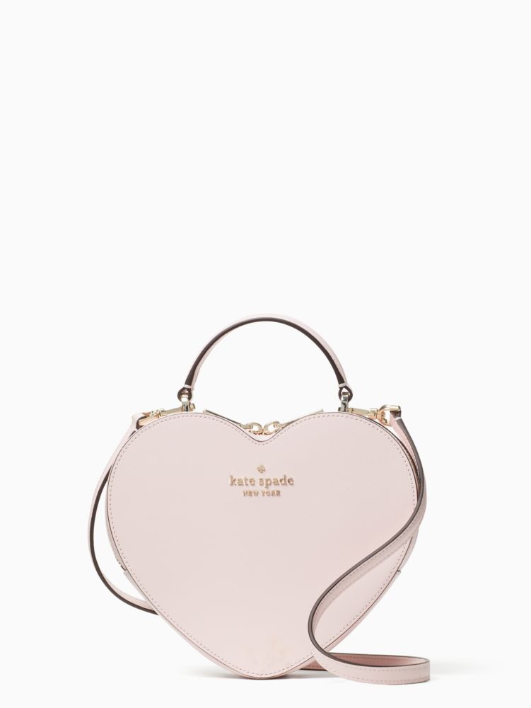 Women's chalk pink love shack heart crossbody | Kate Spade New York UK