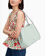 Leila Medium Triple Compartment Shoulder Bag, Seawater, Product