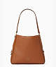 Leila Medium Triple Compartment Shoulder Bag, Warm Gingerbread, ProductTile