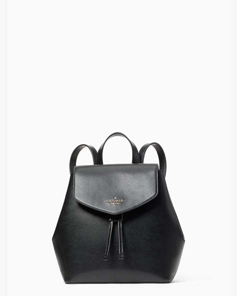 Lizzie Medium Flap Backpack, Black, ProductTile