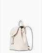 Lizzie Medium Flap Backpack, Parchment, Product