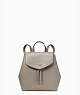 Lizzie Medium Flap Backpack, Thunder Cloud Brown, ProductTile
