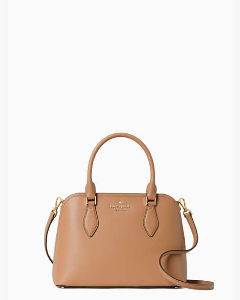 Darcy Small Satchel, Light Fawn, ProductTile
