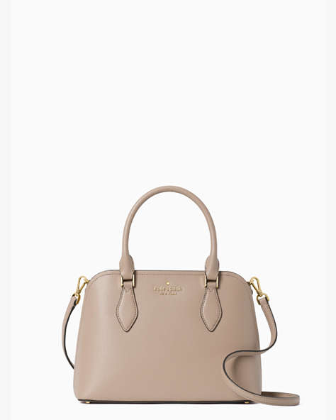 Darcy Small Satchel, Warm Taupe, ProductTile