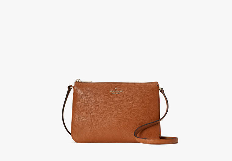 Leila Triple Gusset Crossbody, Warm Gingerbread, Product image number 0