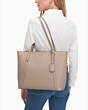 Cara Large Tote, Warm Taupe, Product