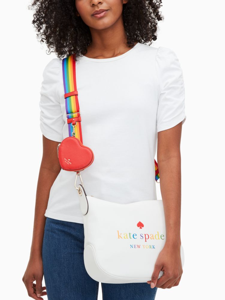 Women's white dove rainbow crossbody | Kate Spade New York UK