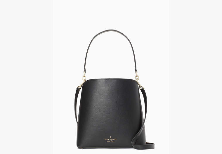 Darcy Large Bucket Bag, Black, Product