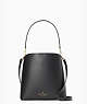 Darcy Large Bucket Bag, Black, ProductTile