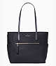 Chelsea Large Tote, Black, ProductTile