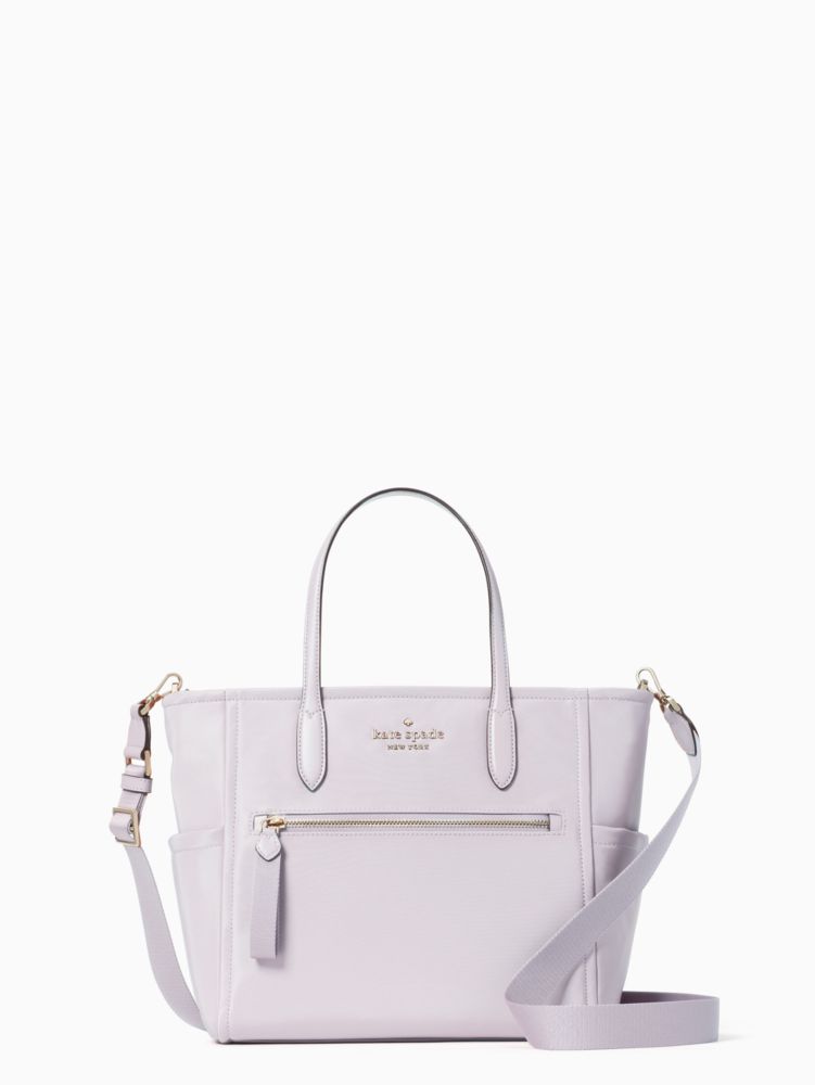 Chelsea Nylon Medium Satchel, Lilac Moonlight, Product image number 0