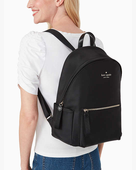 Total 72+ imagen black kate spade backpack
