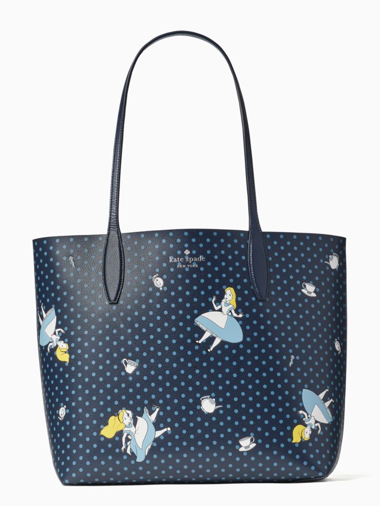 Women's multi disney x kate spade new york alice in wonderland reversible  tote | Kate Spade New York UK