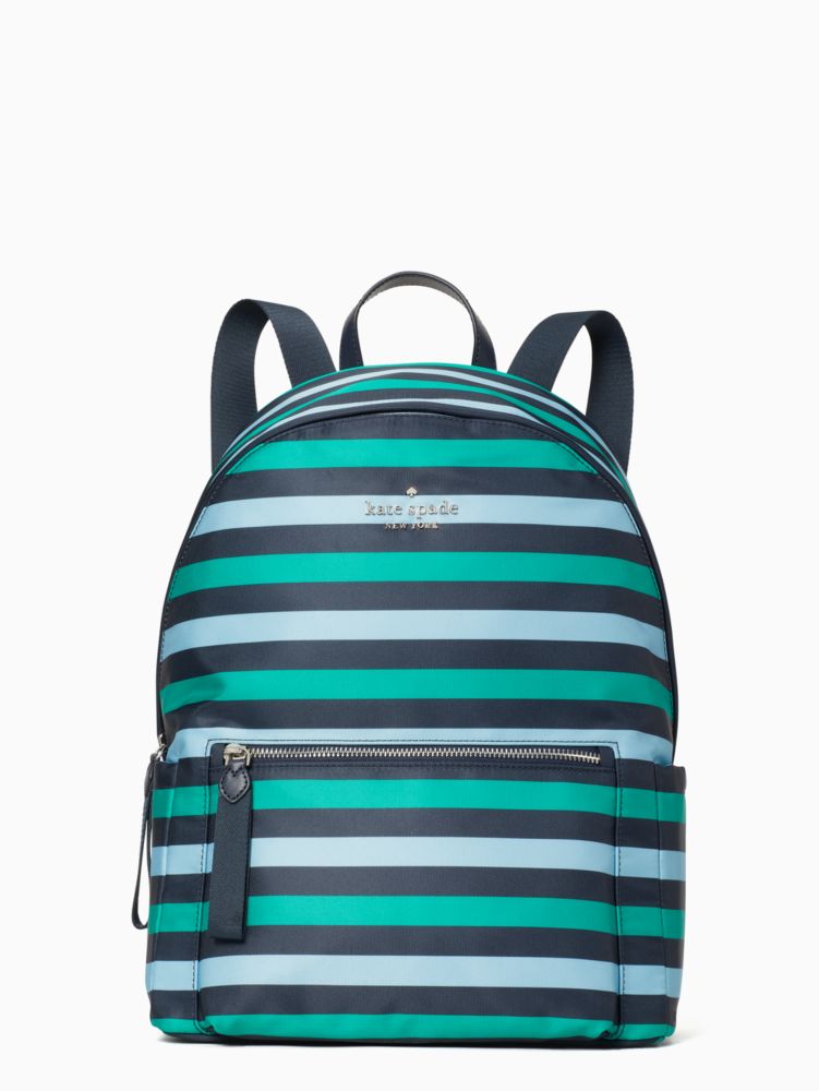 Chelsea Foliage Stripe Large Backpack | Kate Spade Surprise
