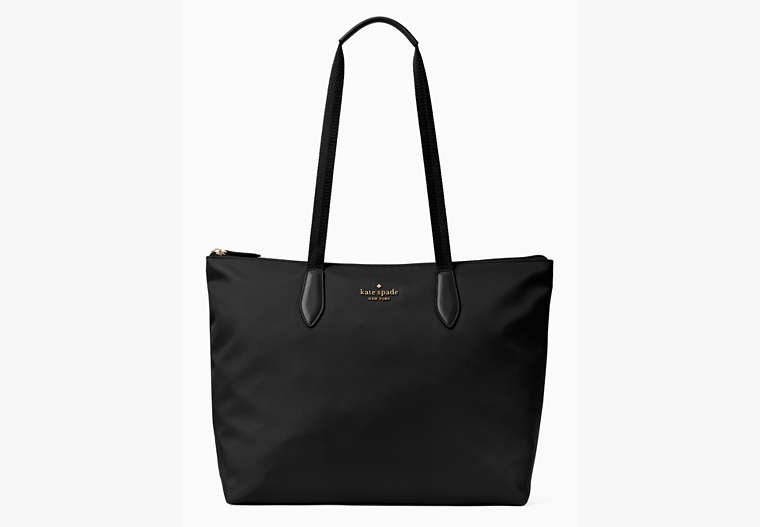 Mel Packable Tote, Black, Product