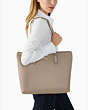 Mel Packable Tote, Thunder Cloud, Product