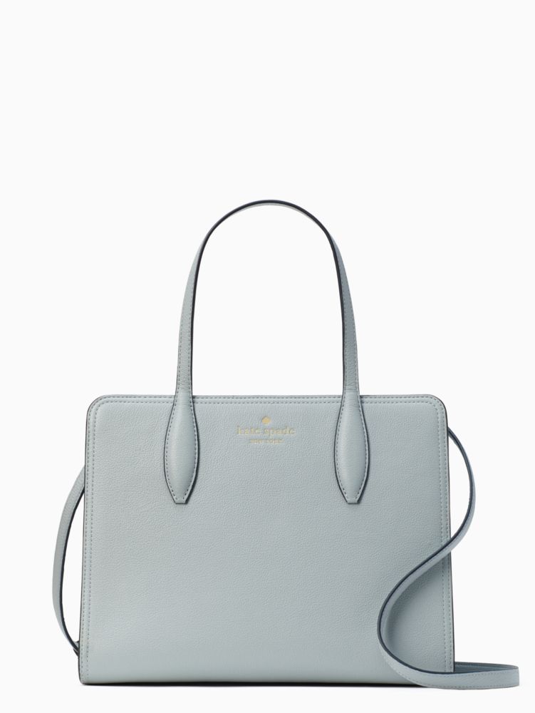 kate spade rowe perf medium top zip satchel