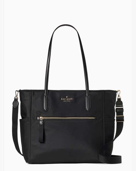 Chelsea Nylon Baby Bag, Black, ProductTile