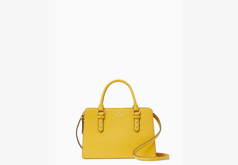 Kate Spade,mulberry street lise satchel,satchels,Sunflower Field image number 0