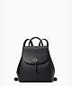 Adel Medium Flap Backpack, Black, ProductTile