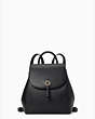Adel Medium Flap Backpack, Black, Product