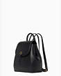 Adel Medium Flap Backpack, Black, Product