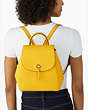 Adel Medium Flap Backpack, Sunflower Field, Product