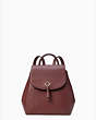 Adel Medium Flap Backpack, Cherrywood, Product